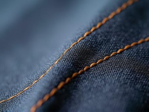Close-up of premium fabric texture and stitching detail on Pesona Pria apparel
